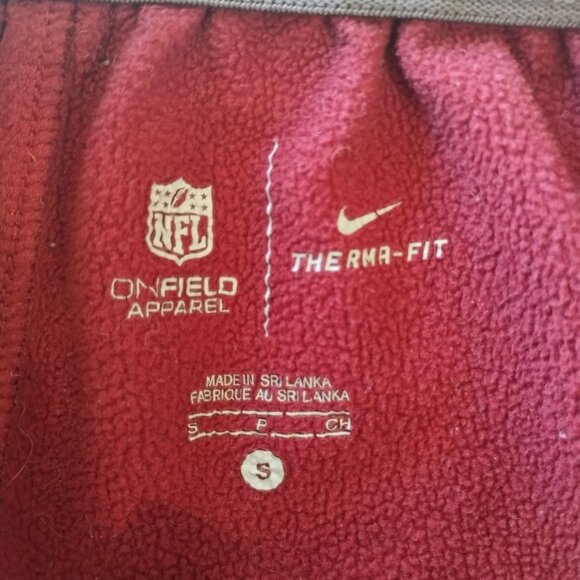 Nike Washington DC Redskins Sweatpants Team Issued Mens Small Red Old Logo - Picture 10 of 11
